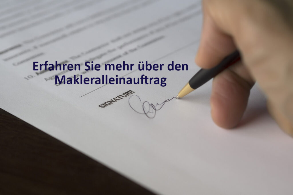 Der Makleralleinauftrag | Vorteile & Nachteile